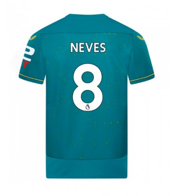 Wolves Ruben Neves #8 Bortedrakt 2022-23 Kortermet